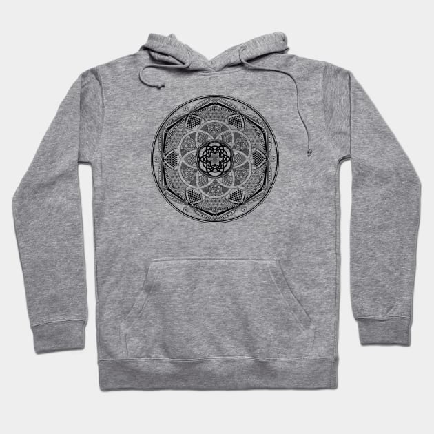 Sacred Mandala Hoodie by CelestialStudio